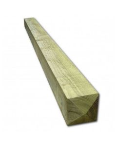 100 x 75mm x 2.4m Post Treated (Green) Pointed