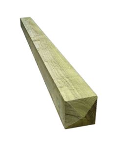 100 x 100mm x 1.8m Square Post Treated (Green ) Pointed