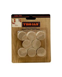 Trojan Heavy Duty Felt Pads - 16 pcs. / Round