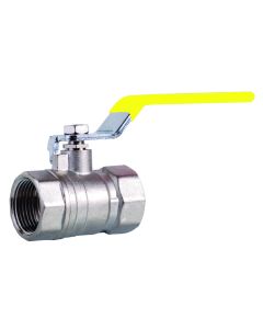 Gas Lever Ball Valve Female/Female 3/4inch - Yellow