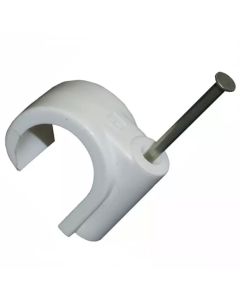 Nail On Pipe Clip 28mm