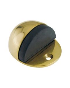 Henderson Oval Door Stop - 50 mm / Polished Brass