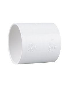 Waste Straight Connector 40mm - White