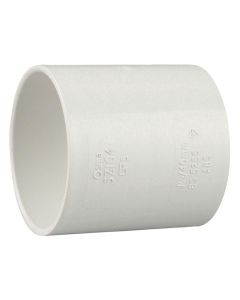 Waste Straight Connector 50mm White