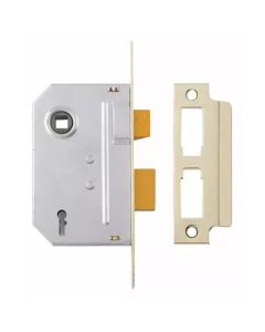 Yale PM246 2 Lever Sash Lock - 67 mm / Polished Brass