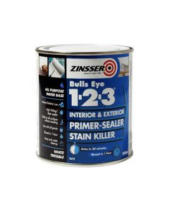 Zinsser Bulls Eye 1-2-3 Primer Sealer - 500 ml / White