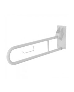 Drop Down Hinged Arm Rail White