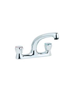 Profile Deck Mount Sink Mixer - 160 mm / Chrome