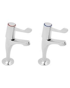 Lever Action Sink Taps - Chrome