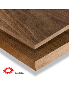 2440 x 1220 x 9mm Walnut MDF