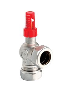 Eres Angled Automatic Bypass Valve - 22 mm