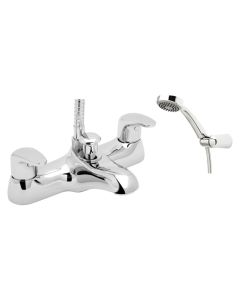 Adore Deck Mounted Bath Shower Mixer - Chrome