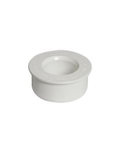 Soil Pipe Reducer for Grey Strap on Boss 50x43mm - White