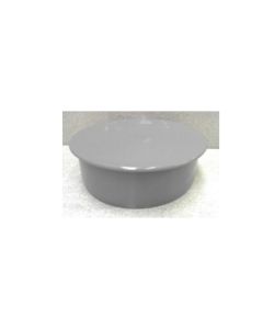 Soil Pipe Blank Cap 110mm - Grey