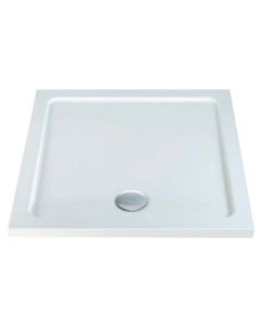 Image Square Shower Tray - 800 mm / White