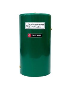 Envirofoam Twin Coil Stainless Steel Open Vented Cylinder 36x18inch