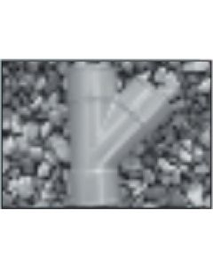 PVC Grey Waste Y Branch - 40mm (1 1/4inch)