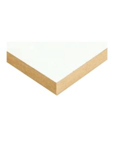 2440 x 1220 x18mm White MDF Single Side