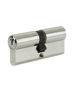 Yale 70mm Euro Profile Cylinder Satin Nickel Plated