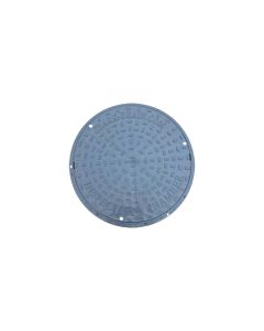 Wavin Inspection Chamber Cover + Round Frame (Use with 110 + 160mm Base)