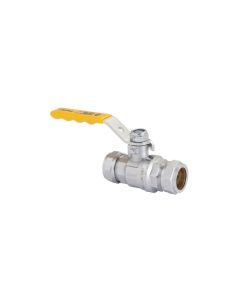 1 inch Compression Lever Gas Valve Cxc (Yellow)