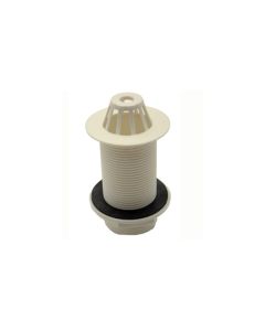 1 1/4 inch White Plastic Dome Urinal Waste