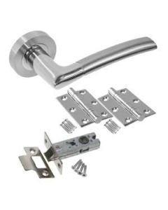 Vilanova Lever on Rose Doorpack Satin Nickel