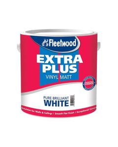 Fleetwood Extra Plus Vinyl Matt Paint - 2.50 L / Pure Brilliant White