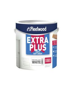 Fleetwood Extra Plus Vinyl Soft Sheen Paint - 2.50 L / Brilliant White