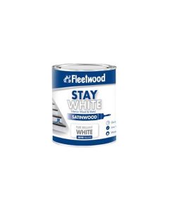 Fleetwood Stay Satinwood Paint - 2.50 L / Brilliant White