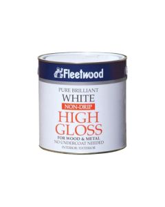 Fleetwood Stay Gloss Paint - 2.50 L / Brilliant White