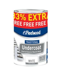 Fleetwood Traditional Undercoat Paint - 1 L / White