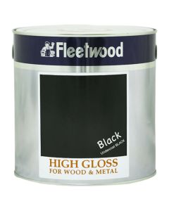 Fleetwood Traditional Gloss Paint - 750 ml / Black