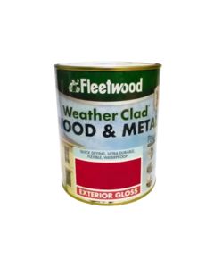 Fleetwood Traditional Gloss Paint - 750 ml / Signal Red