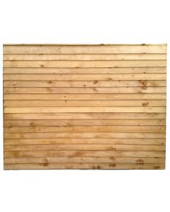 Horizontal Feather Edge Fence Panel 1830 x 1543mm Treated (Green) (6x5) 