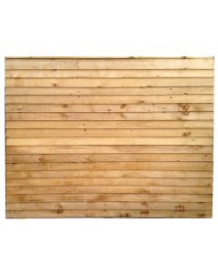 Horizontal Feather Edge Fence Panel 1830 x 1238mm Treated (Green ) (6x4) 