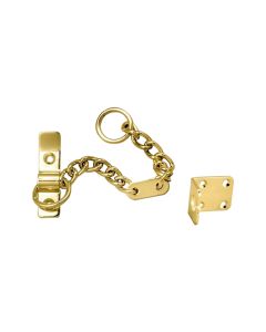 Heavy Door Chain - Polished Brass