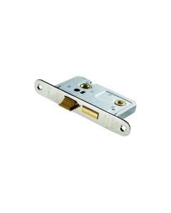 Eurospec Easi-T Residential Bathroom Lock - Nickel Plate / 65mm