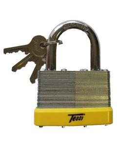 Tessi Laminated Steel Padlock - 50 mm