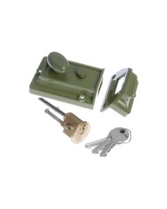 Tessi Traditional Nightlatch - Mushroom Green