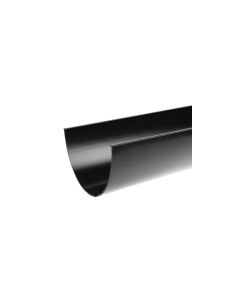 Gutter Half Round 4m - Black 