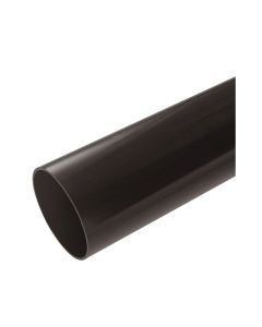 Round Downpipe 4m - Black