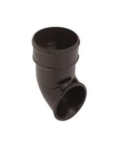 Round Downpipe Shoe - Black