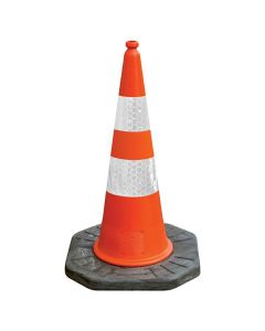 Dominator Road Traffic Cone with Twin Sealbrite Sleeve - 2225 mm