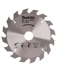 Makita TCT Circular Saw Blade - 185 mm x 30 mm / 16 T