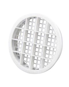 Soffit Vent Twist & Lock Round 70mm - White