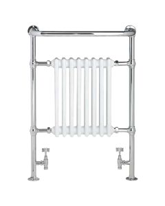 Cashel Traditional Towel Radiator 675mmx963mm - Chrome/White