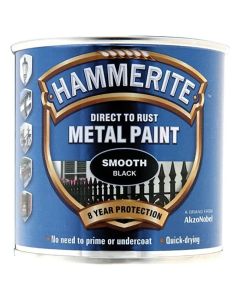 Hammerite Metal Paint - 250 ml / Black