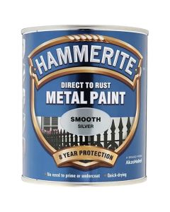 Hammerite Metal Paint - 250 ml /  Silver