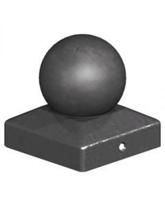 Metal Ball Finial Black 4